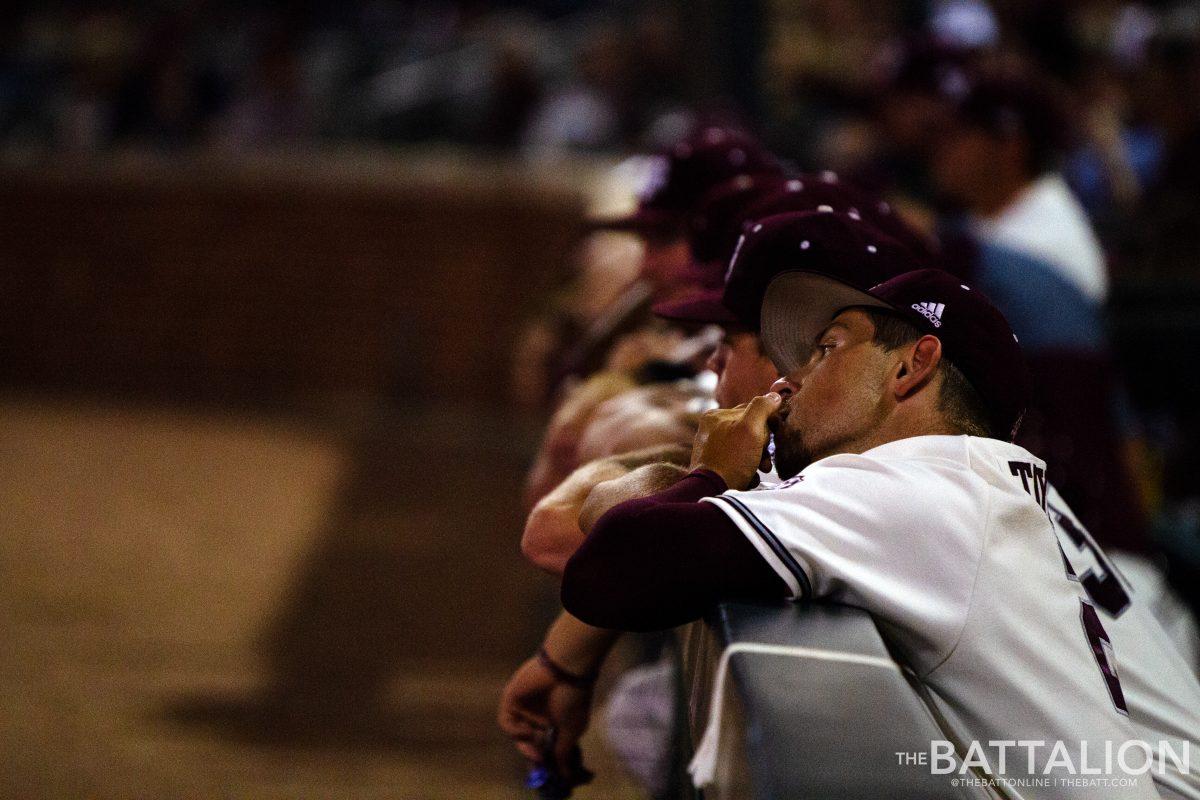 Texas A&M came into this game ranked eighth in the SEC in batting average. The pitching staff was ranked first in the SEC.