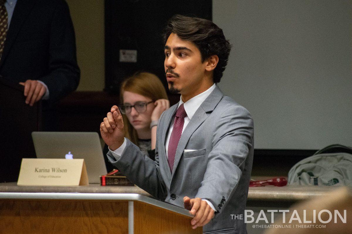 Student Body President Amy Sharps Diversity Chair nomination, Political Science junior Ricardo Mercado, went unconfirmed for the second time.