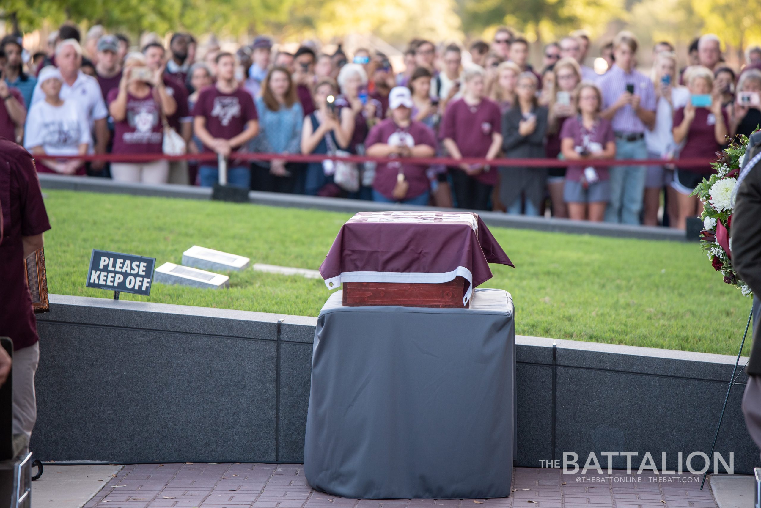 Reveille VIII's funeral service