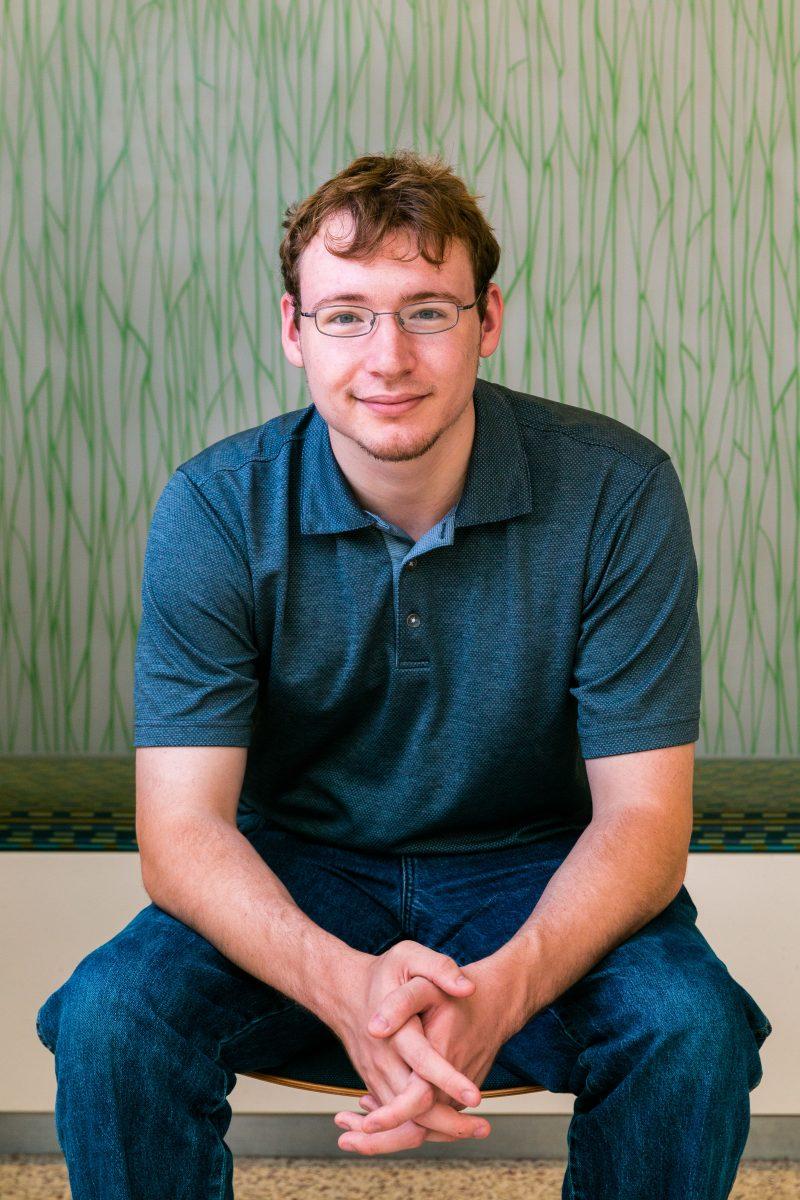 <p>Computer science junior Tate Banks is able to attend Texas A&M because of the President's Endowed Scholarship.</p>