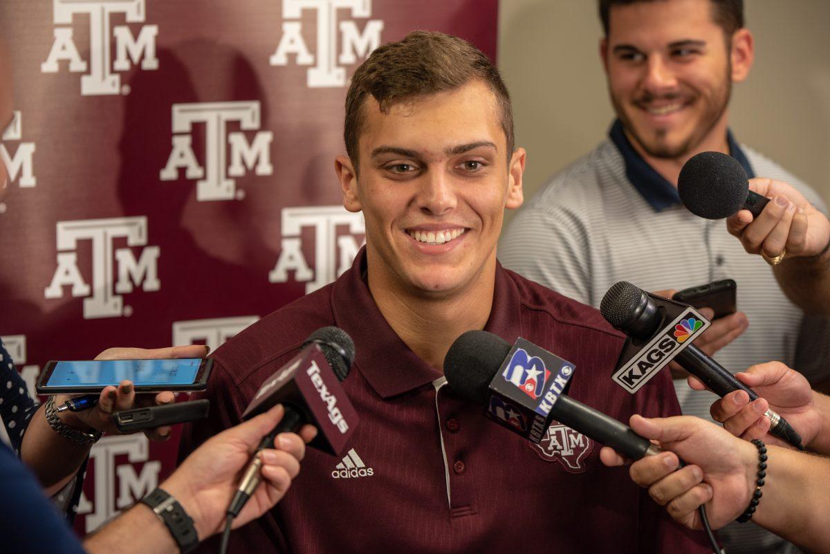 Redshirt sophomore quarterback Nick Starkel set A&M freshman records against Wake Forest at the Belk Bowl for passing yards, attempts, completions and touchdowns.