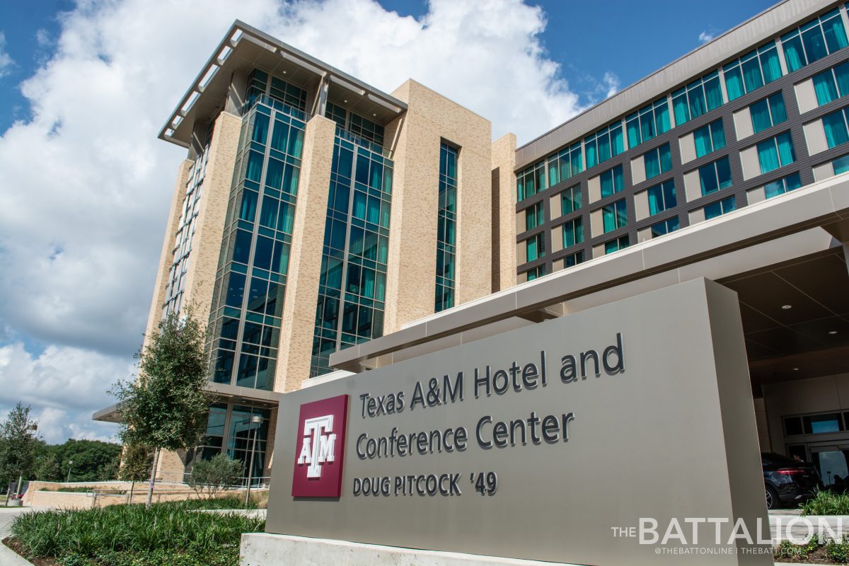 The Doug Pitcock '49 Texas A&amp;M Hotel and Conference Center held their opening ceremony on Aug. 27.