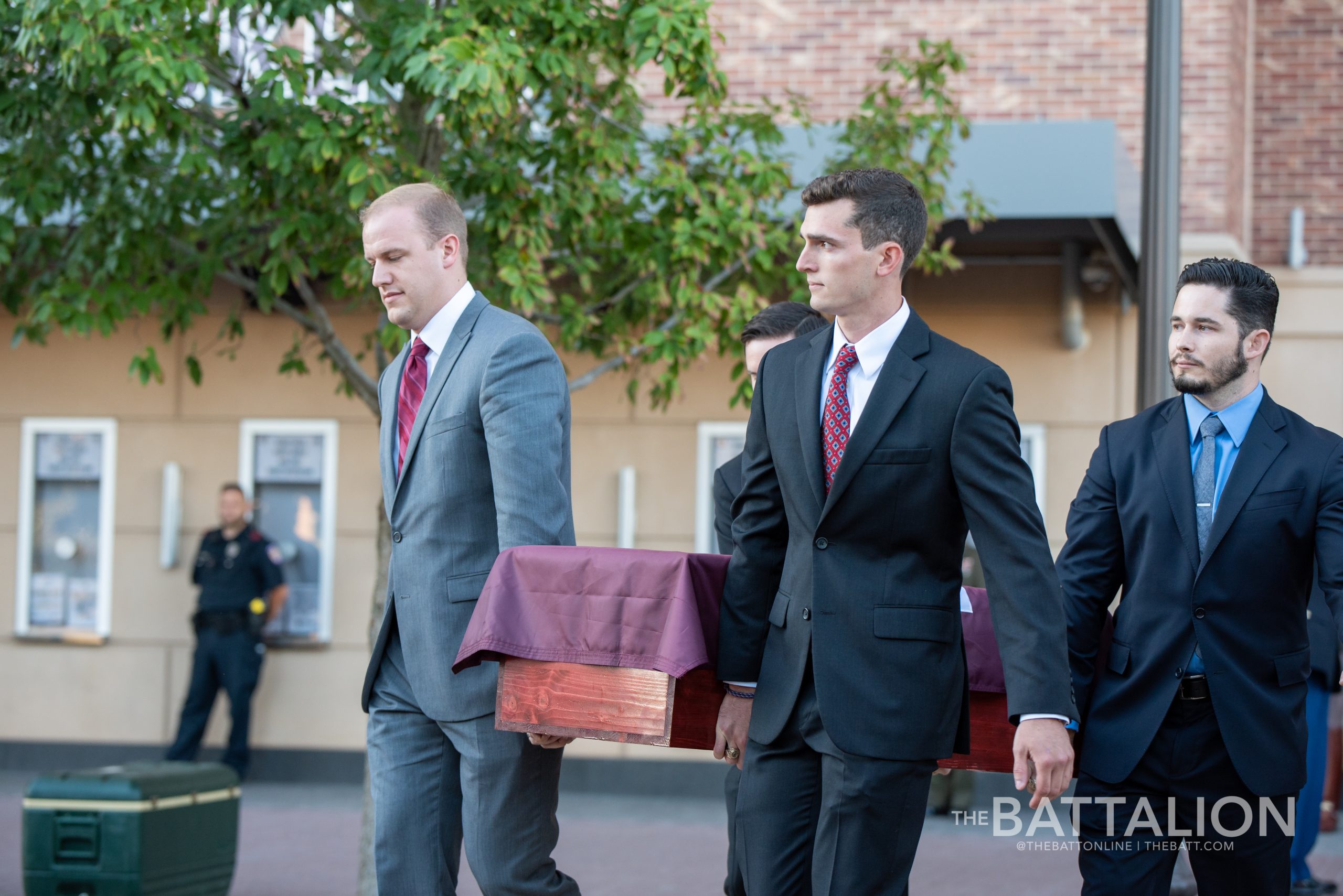 Reveille VIII's funeral service