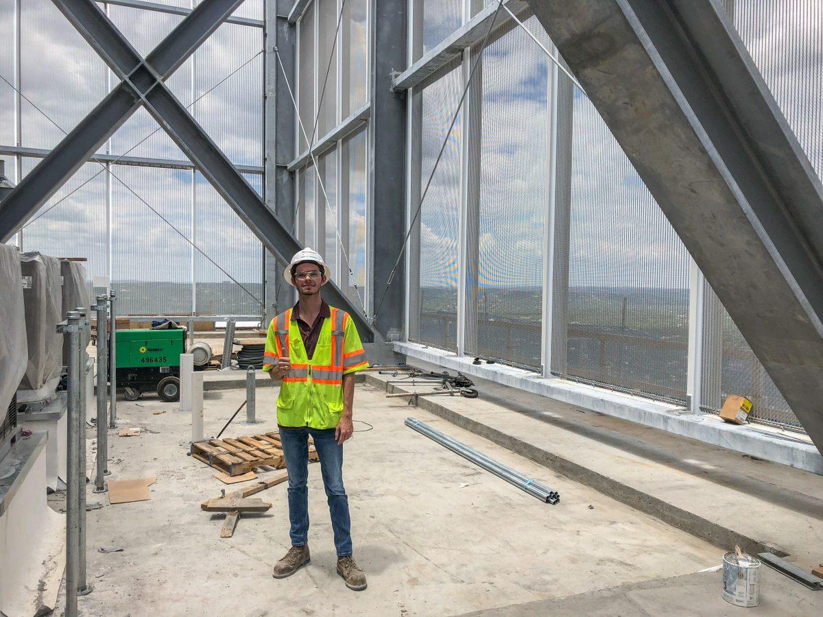 Civil engineering senior Geoffrey Giannone had an internship as a materials engineering intern for Terracon, an engineering firm based out of Olathe, Kansas.