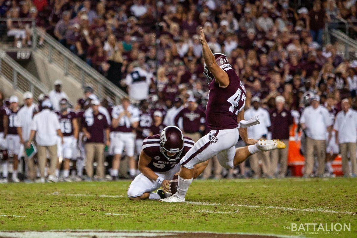 Freshman&#160;kicker&#160;Seth Small&#160;made his first career kicks against ULM.&#160;