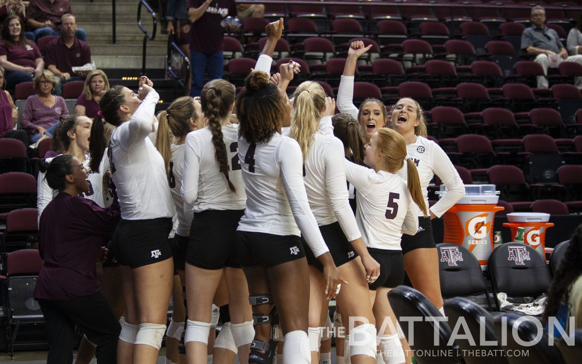 The Aggies competed against Pepperdine at Reed Arena.