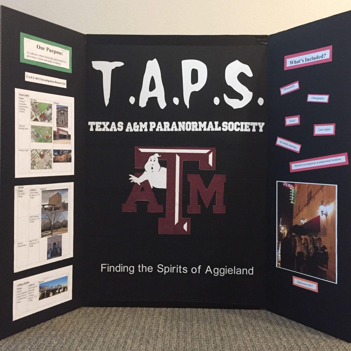 The Texas A&amp;M Paranormal Society is a new club that shares paranormal activity on their social media.