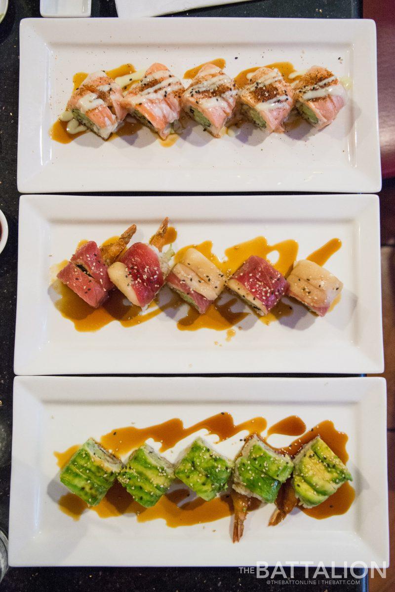 Aji Sushi offers a serene atmosphere where their customers to enjoy their handmade sushi.