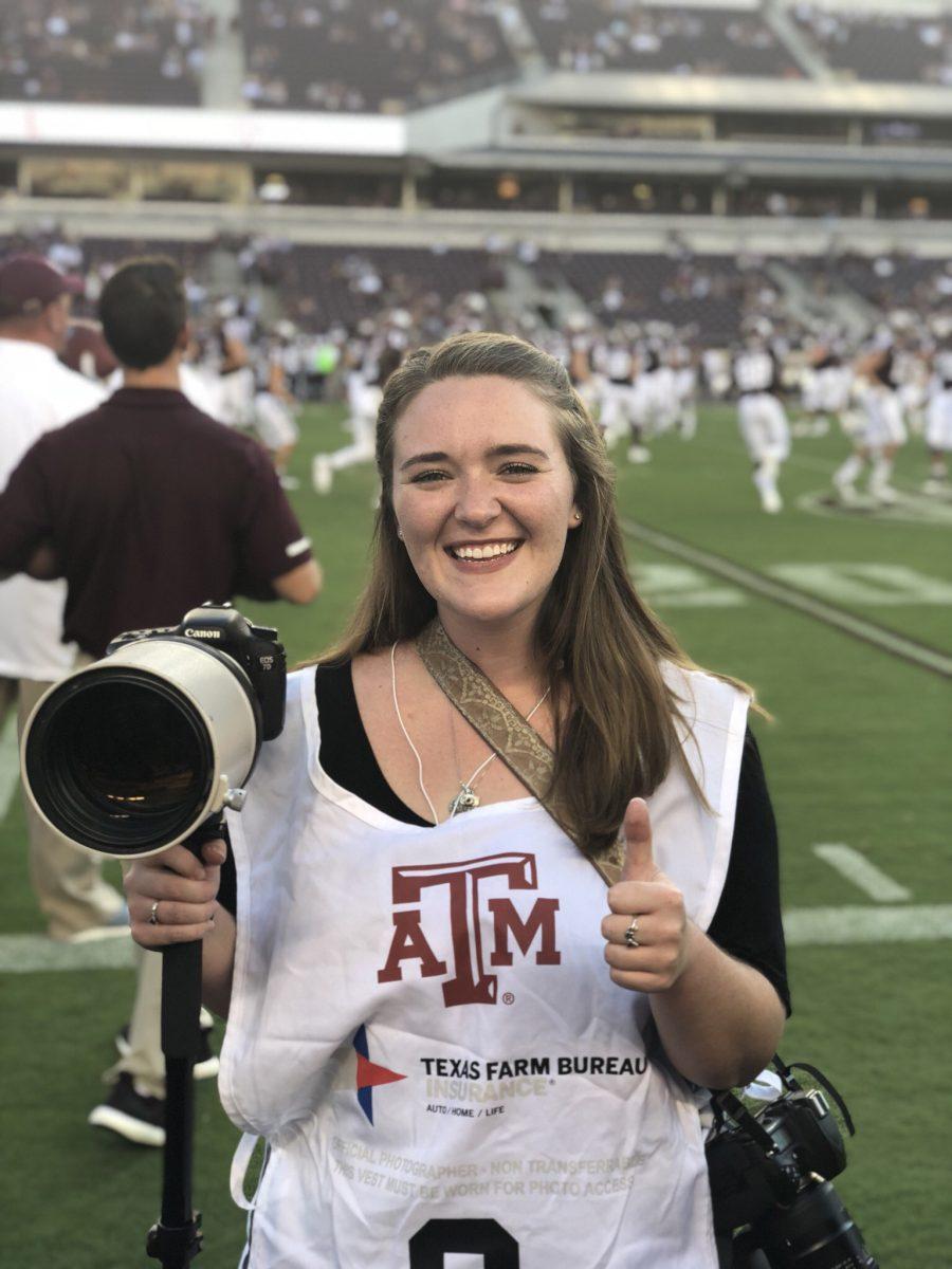 Senior Cassie Stricker is a self-taught photographer and a first generation Aggie. 