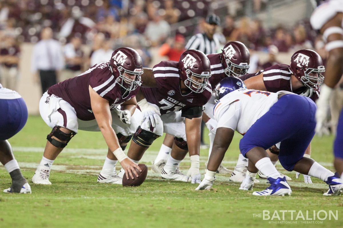 The Texas A&amp;M offensive line will face the toughest defensive front in college football when Clemson University travels to College Station on Sept. 9.