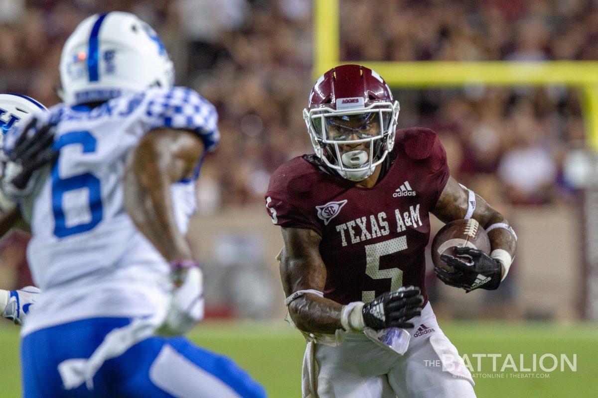 Junior running back Trayveon Williams rushed for 138 yards against Kentucky.