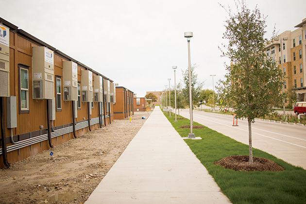 The student services complex at White Creek consists of temporary modulars that house offices like Disability Services, Women’s Health Resource Center and Student Counseling Services.