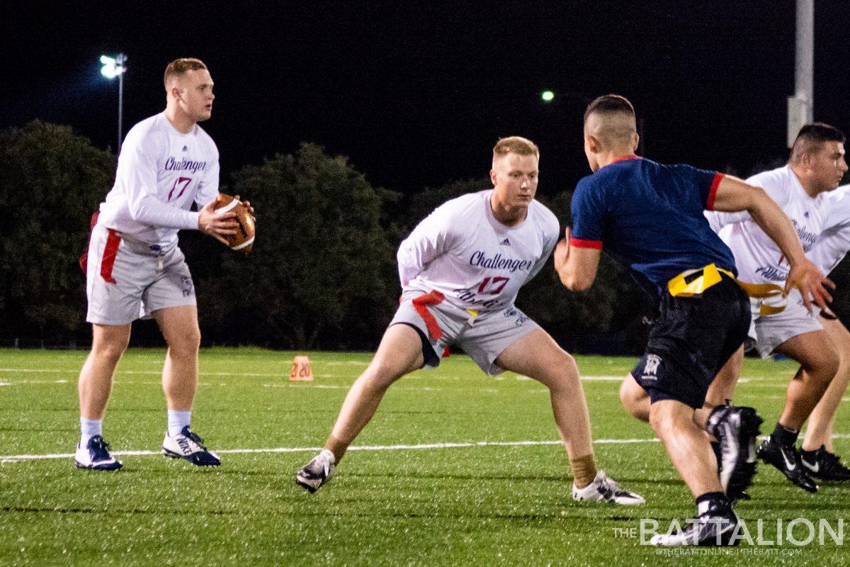 Intramural+football+is+one+of+many+sports+offered+through+the+intramural+program+of+Texas+A%26amp%3BM+Recreational+Sports.