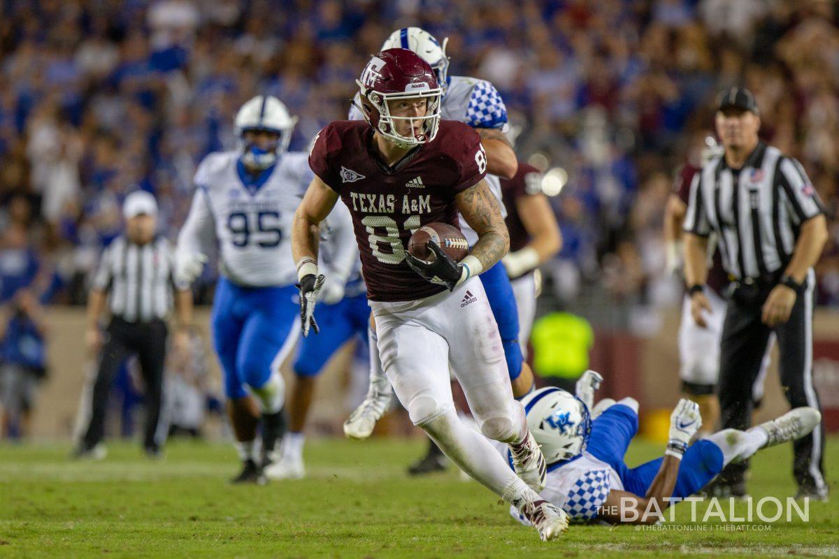 Junior tight end Jace Sternberger s longest reception against Kentucky was 46 yards.