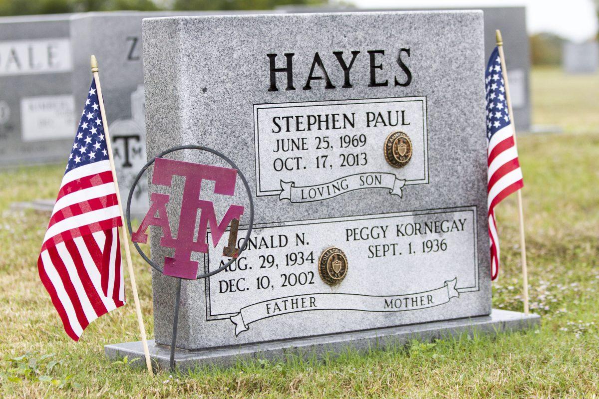 Flags were placed at veterans&#8217; graves in honor of Veterans Day.