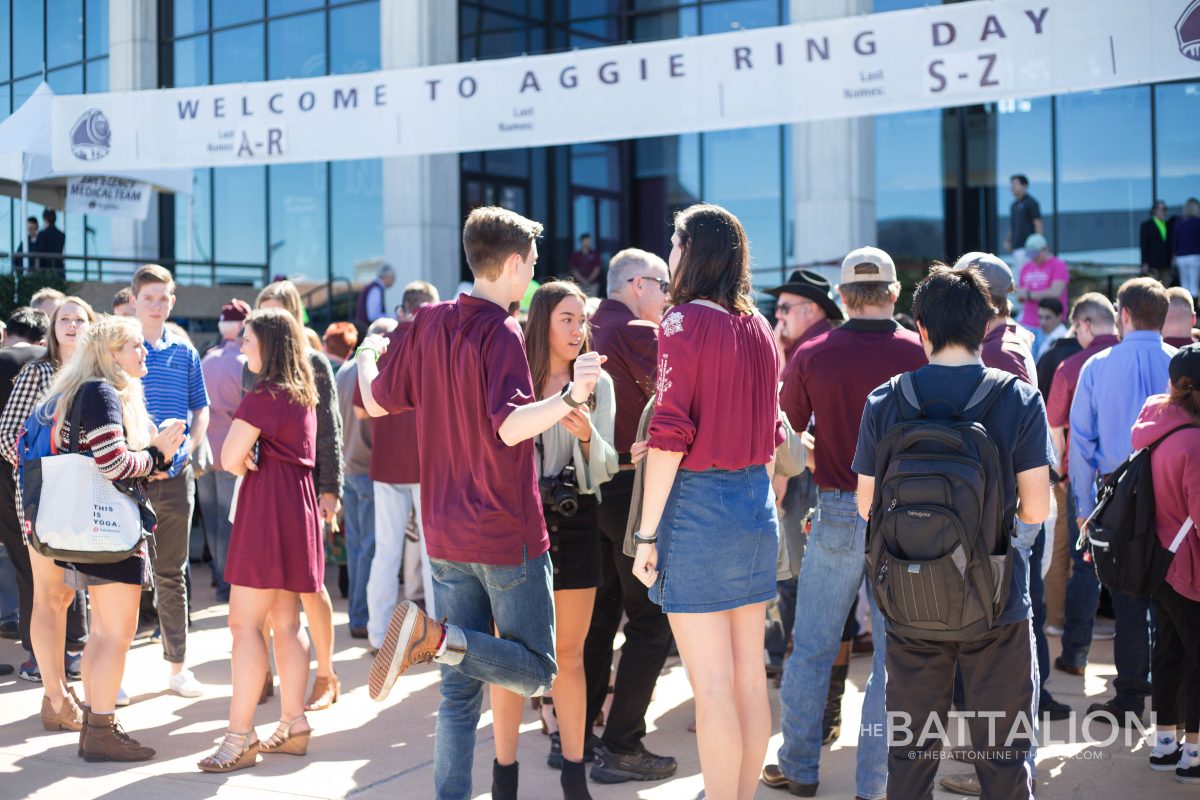 Over 3,000 Aggies received their rings throughout the day on Friday.