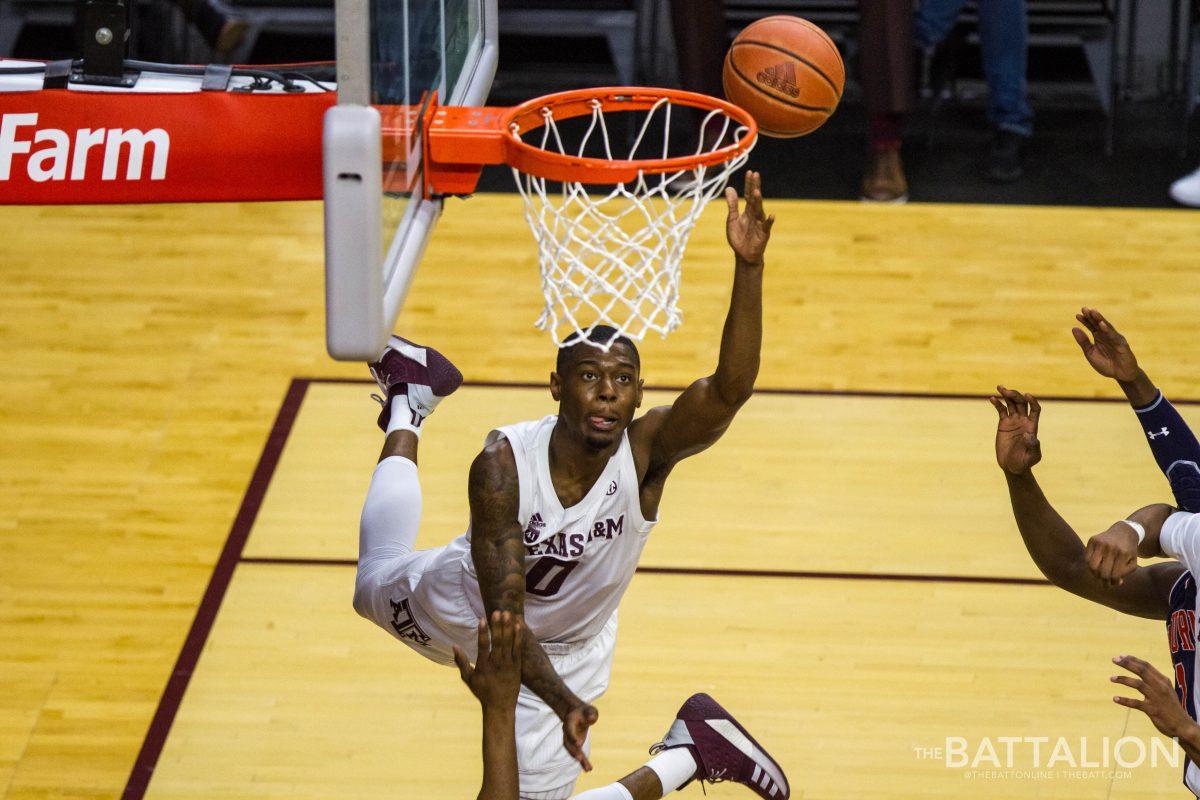 Sophomore guard Jay Jay Chandler scored 15 points for Texas A&M against Florida, all in the first half.