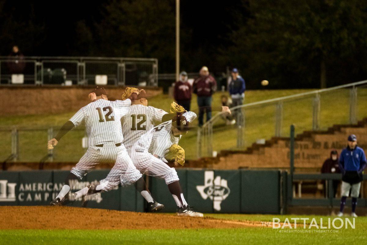 The+Aggies+defeated+the+Lumberjacks+5-3+Tuesday+evening.+Texas+A%26amp%3BMs+next+game+will+be+tomorrow+night%2C+Feb.+20%2C+at+6%3A30+p.m.+at+Olsen+Field+against+Prairie+View+A%26amp%3BM.