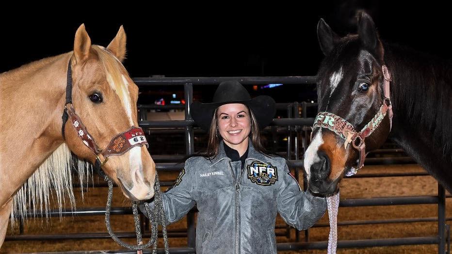 Barrel Racer Hailey Kinsel, Class of 2017, began competing on horseback when she was 3 years old.