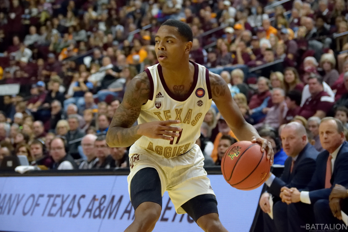 Junior Wendell Mitchell led the Aggies with 18 points.