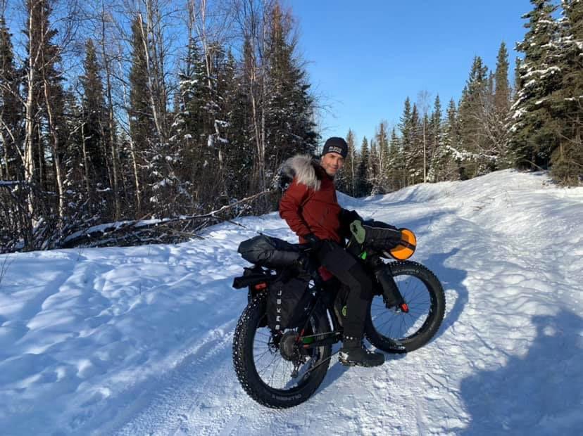 Philosophy professor Jose Bermudez is competing in the Iditarod Trail Invitational in Alaska, a 1,000-mile bike race which started on Feb. 24.