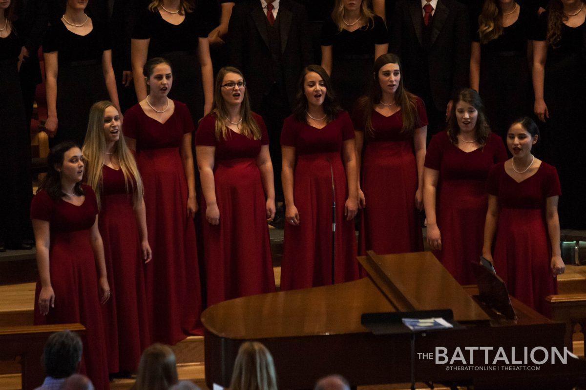 The Texas A&M Womens Chorus Singing Valentines are available on-campus, off-campus and even over a phone call.