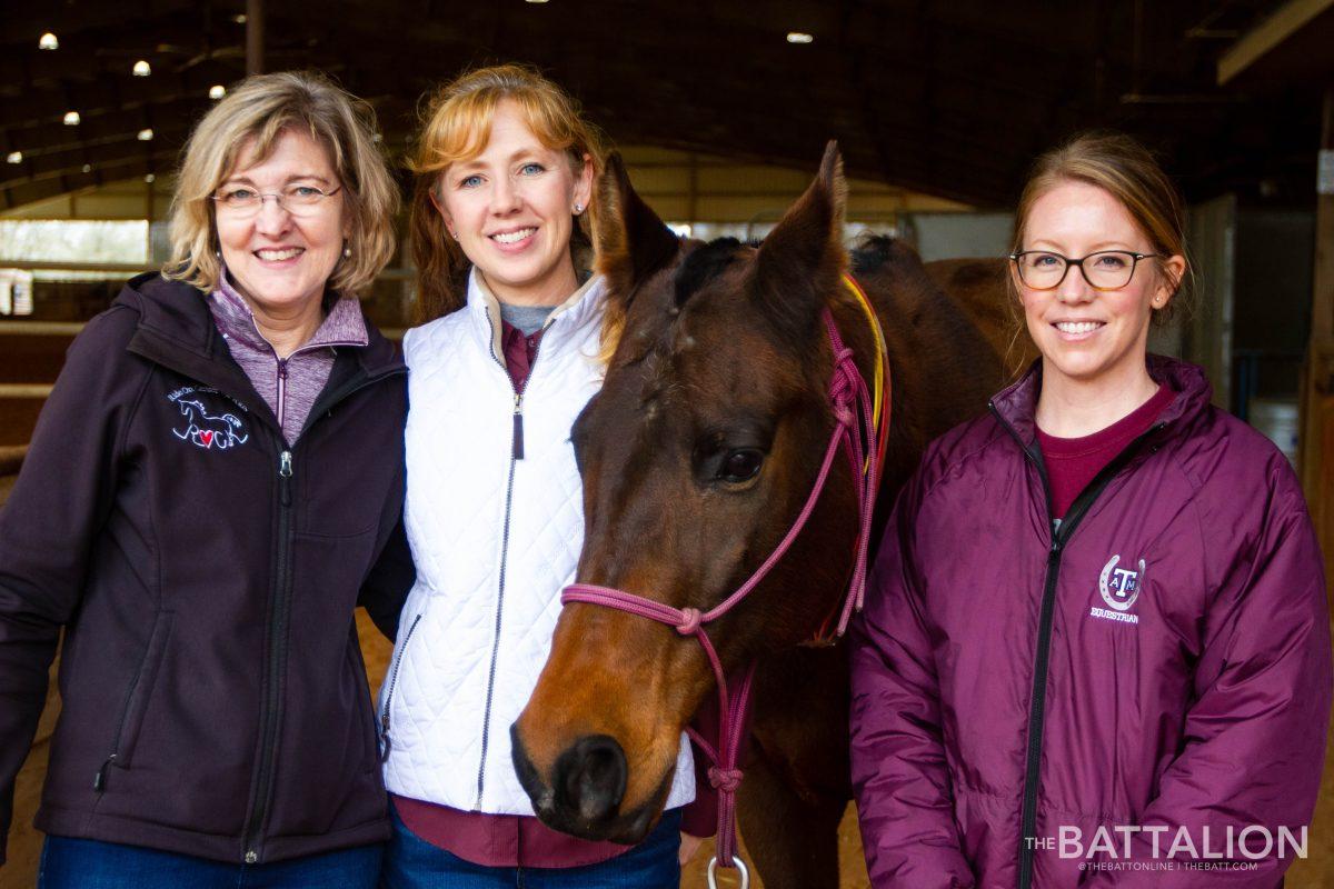 Dr. Priscilla Lightsey, DPT, Program Director Donelle Beal and Laura Vann are PATH Intl. Certified instructors on staff with Courtney Cares that work with children, adults and veterans in the equine therapy program.