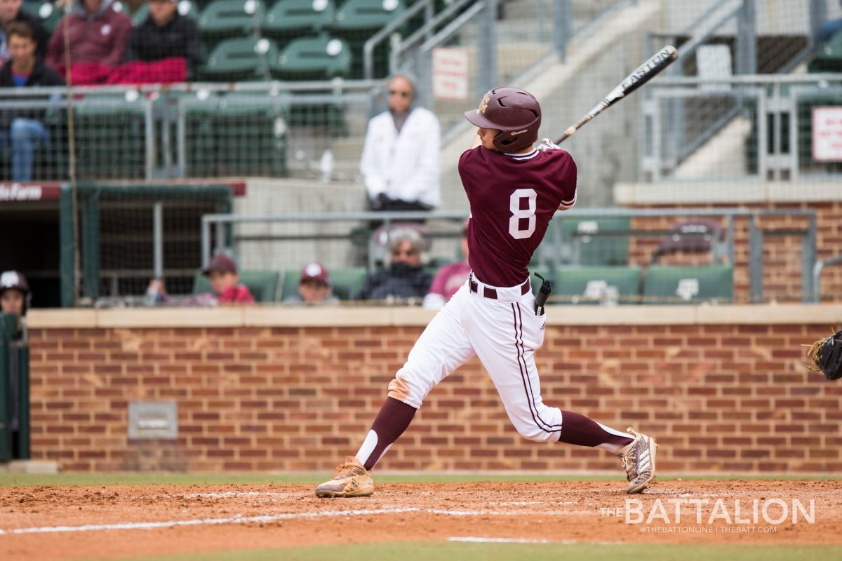 Junior shortstop Braden Shewmake currently leads the Aggies with 52 hits and 32 RBI.