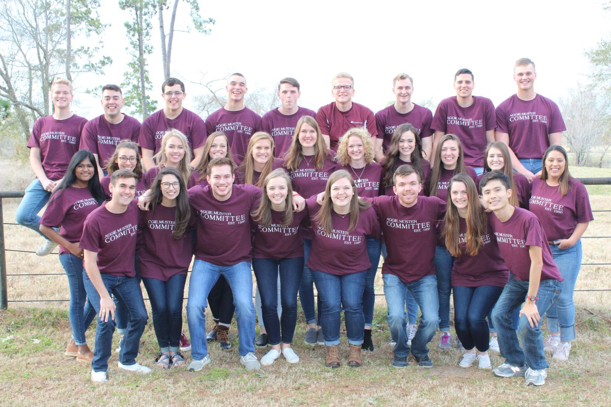 The Muster Committee, made of 30 students, has responsibilities including booking Reed Arena, selecting a keynote speaker, preparing the Reflections Display and compiling the Roll Call.