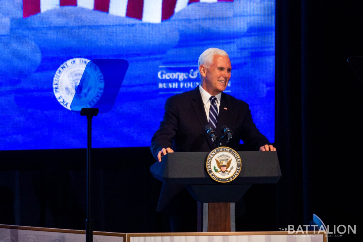 Current+United+States+Vice+President+Mike+Pence+delivered+the+keynote+address.