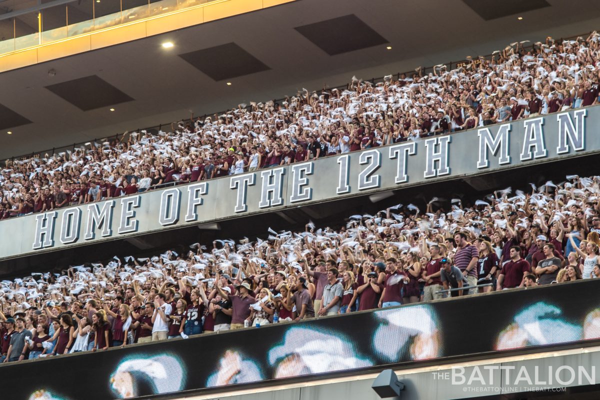 95,855 fans gathered in Kyle Field to watch Texas A&M take on Northwestern State.
