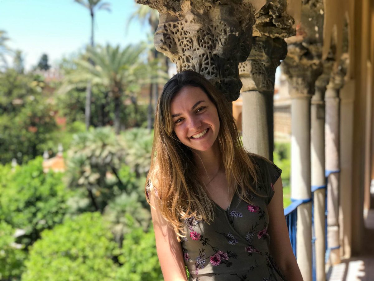 Mary Macora studied abroad in Alcazar in Seville.