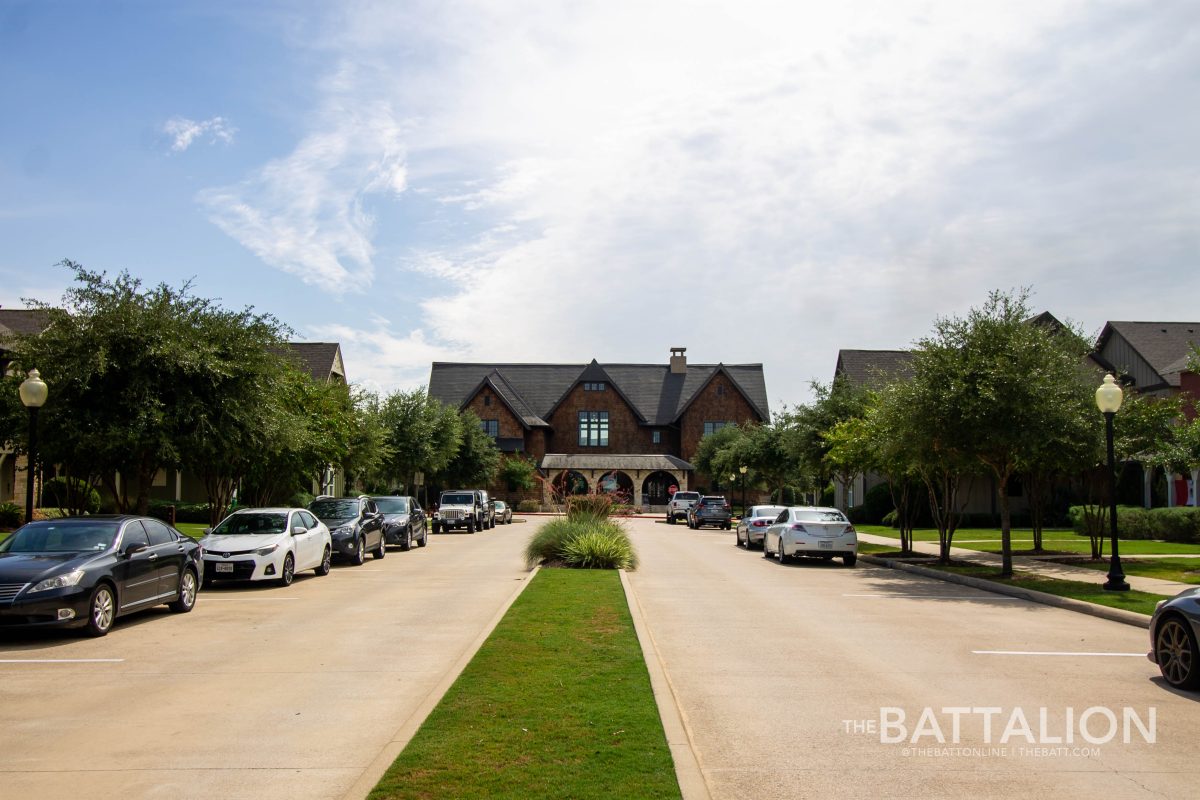 The Cottages of College Station is located at Holleman Drive and Harvey Mitchell Parkway.