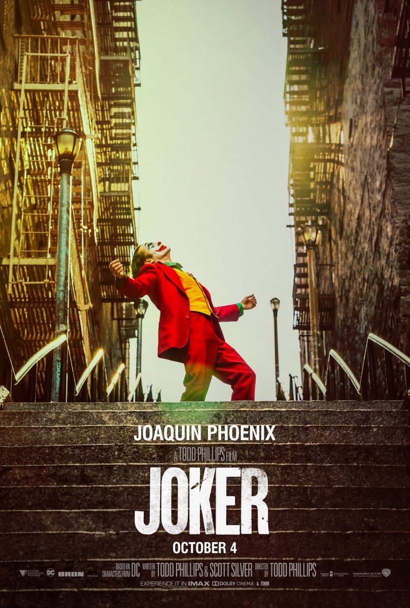 The fall 2019 film Joker premiers in theaters October 4.