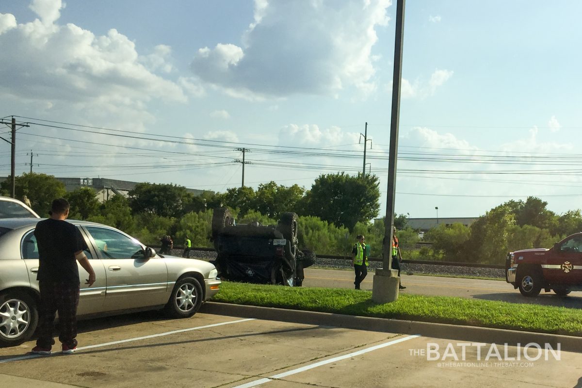A three vehicle crash occurred just after 4 p.m. Friday afternoon on Wellborn Road in front of the Westgate Center.