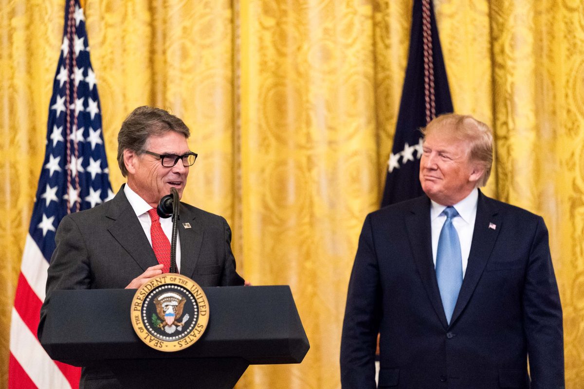 July 8, 2019 Rick Perry addresses President Trumps remarks on America’s environmental leadership.