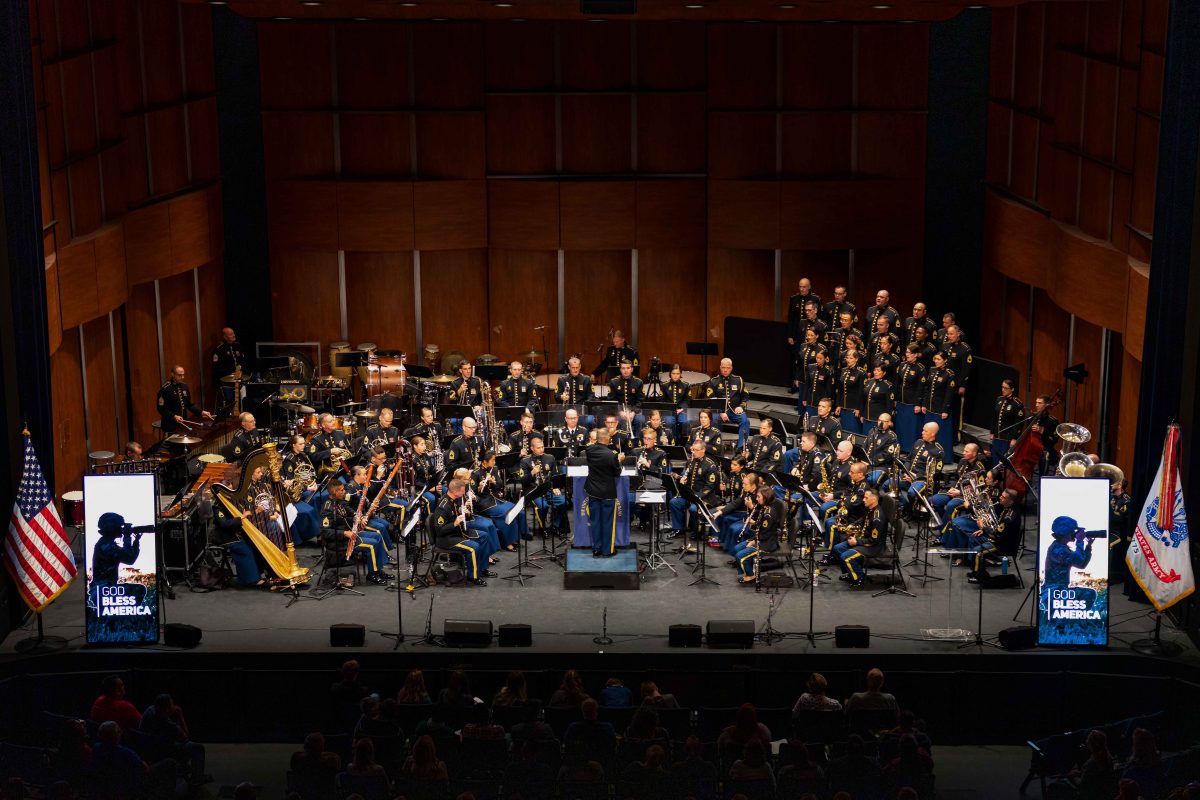 The U.S. Army Field Band and Soldiers’ Chorus will perform Friday, Nov. 1 at 7 p.m. on the Rudder Auditorium Stage.