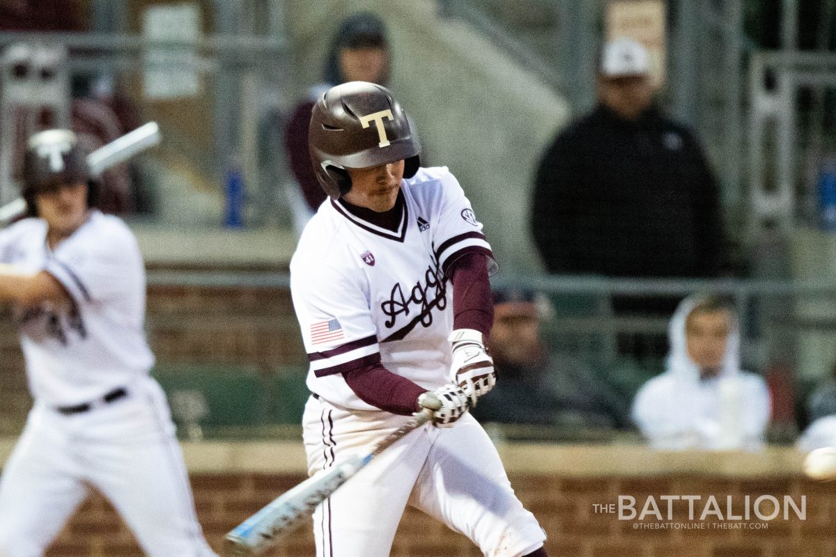 Sophomore&#160;Ty Coleman hit a double in the bottom of the fifth inning to score a run.