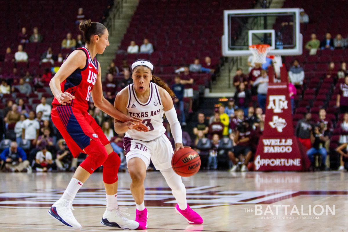 Junior guard Chennedy Carter led the Aggies with 34 total points against Team USA.