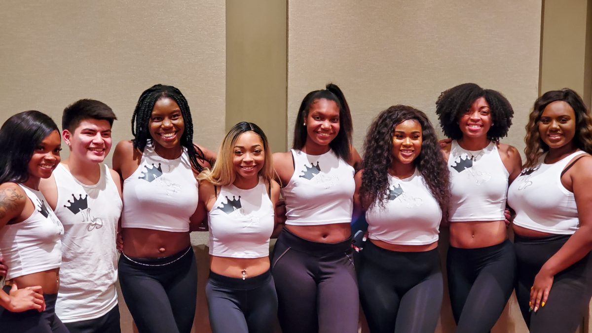 Maroon Prestige made its debut at Fusion Fiesta as Texas A&Ms newest majorette dance team.