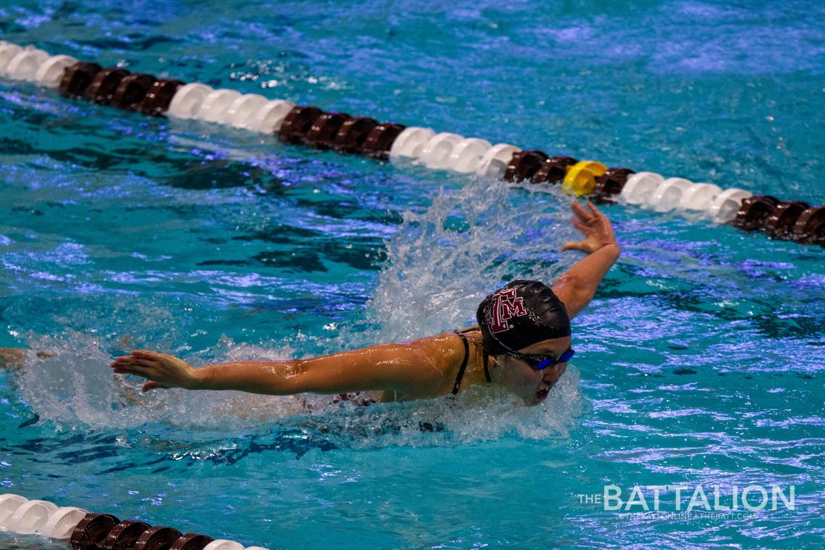 Junior+swimmer+Jing+Wen+Quah+competed+in+the+Butterfly+for+the+Aggies.