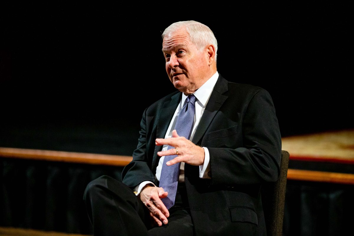 Robert Gates is a former U.S. Secretary of Defense and former Texas A&amp;M President.