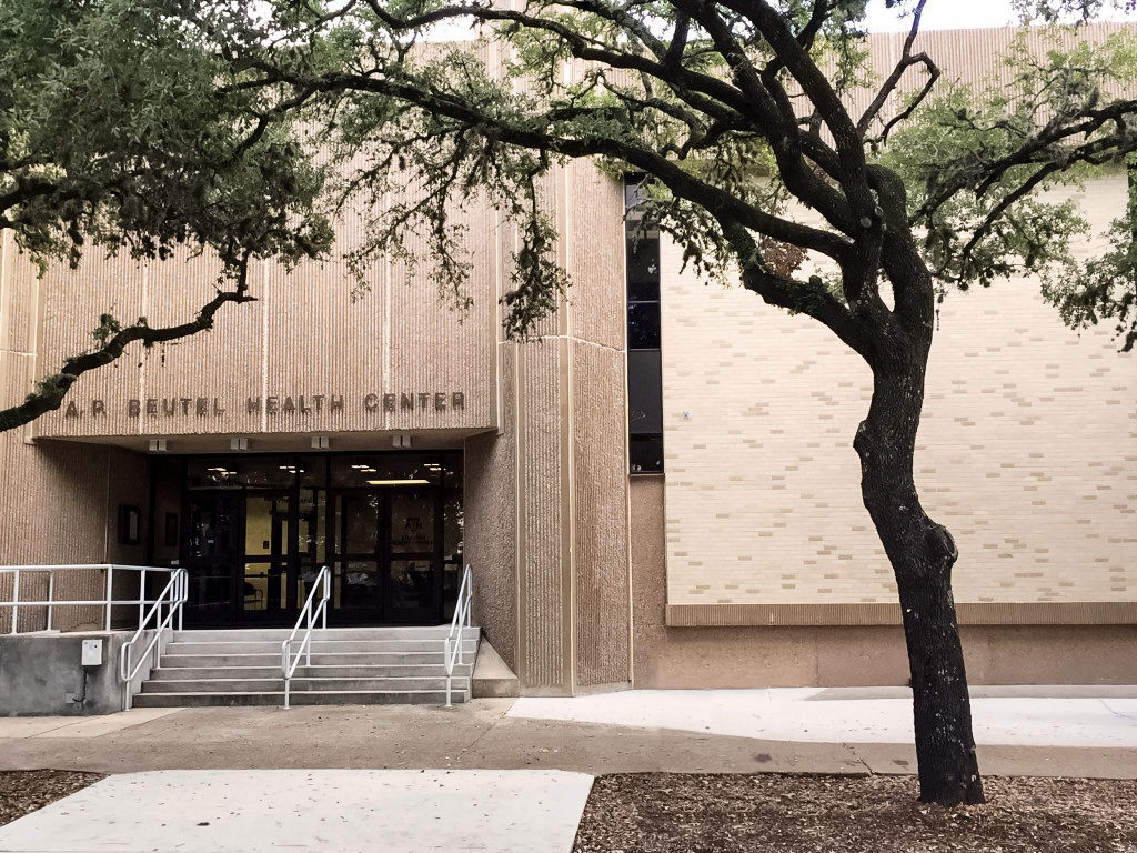 A.P. Beutel Health Center is home to Student Health Services and the SHS Pharmacy.