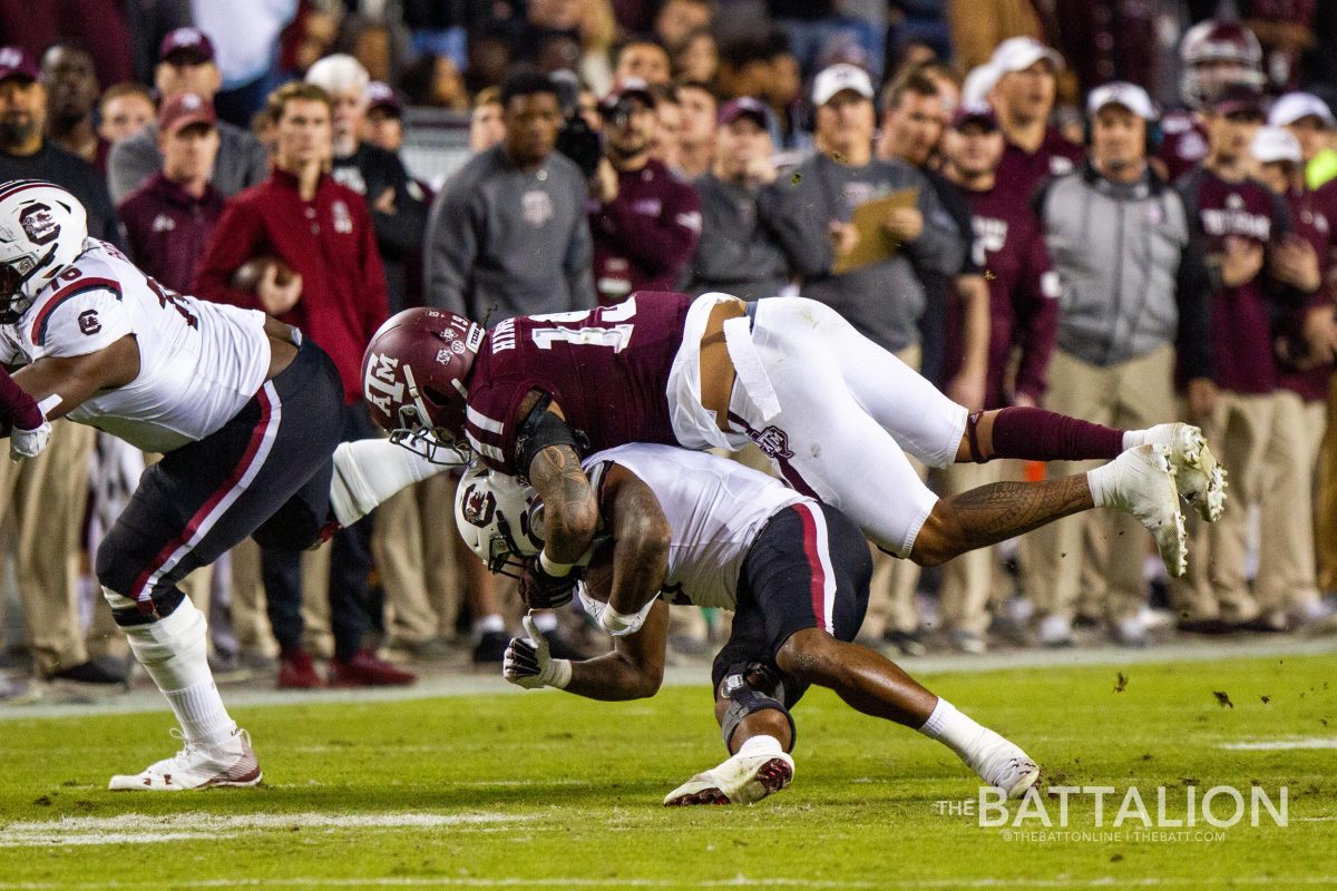 Linebacker Anthony Hines III led the defense with 2.5 tackles for loss.