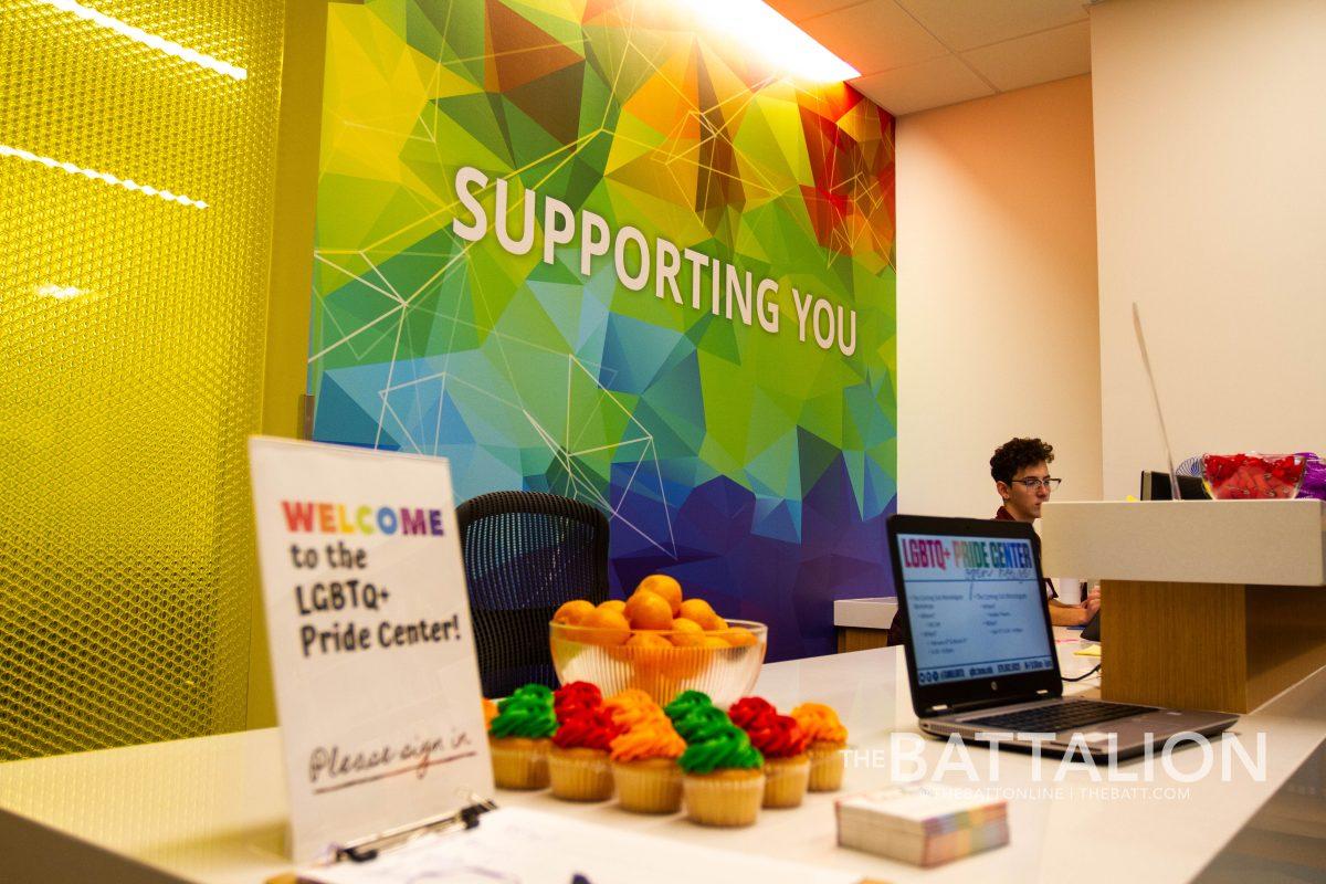 The new LGBTQ+ Pride Center offers a comfortable and supportive space for students.