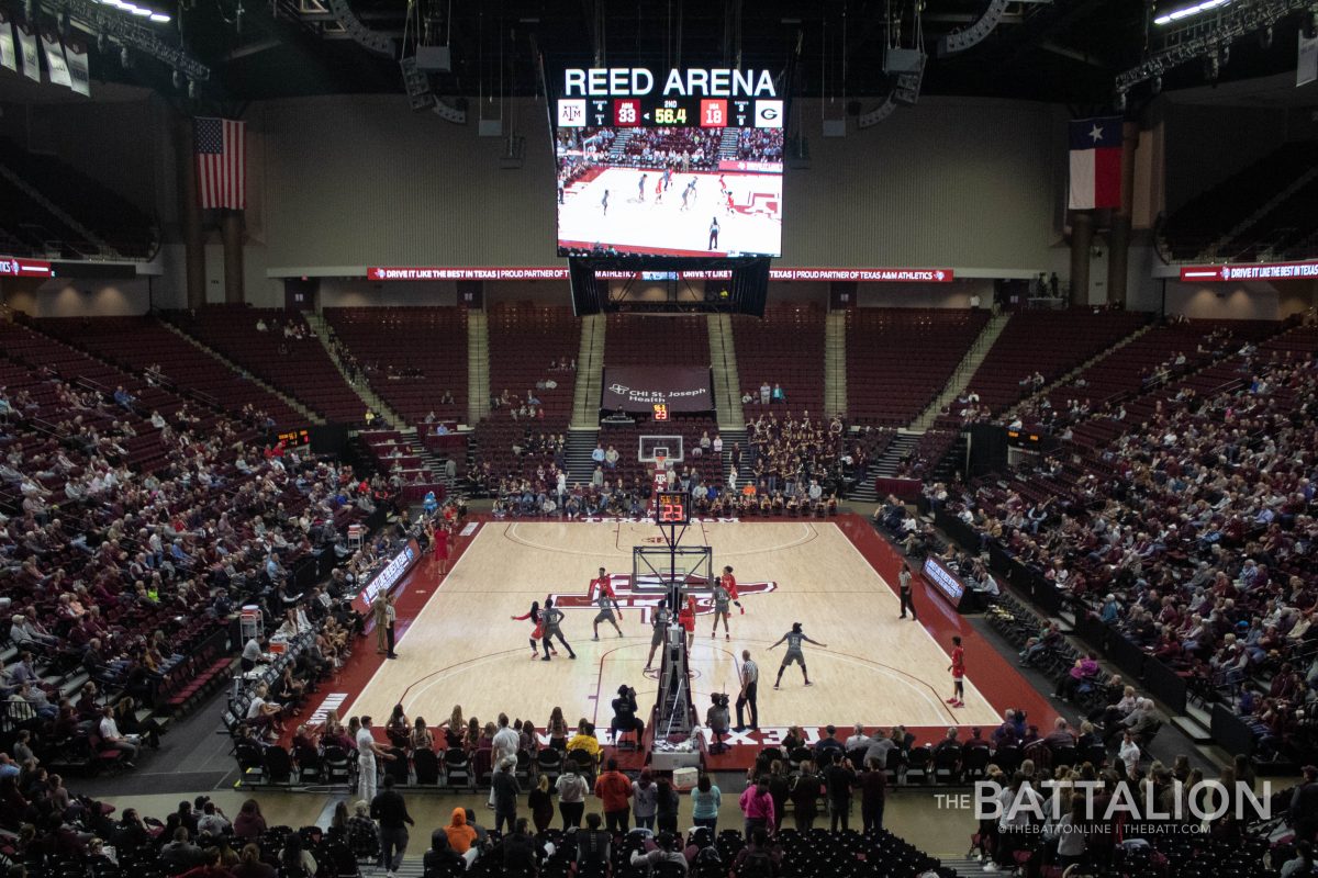 The+Aggies+took+on+the+Georgia+Bulldogs+at+Reed+Arena.