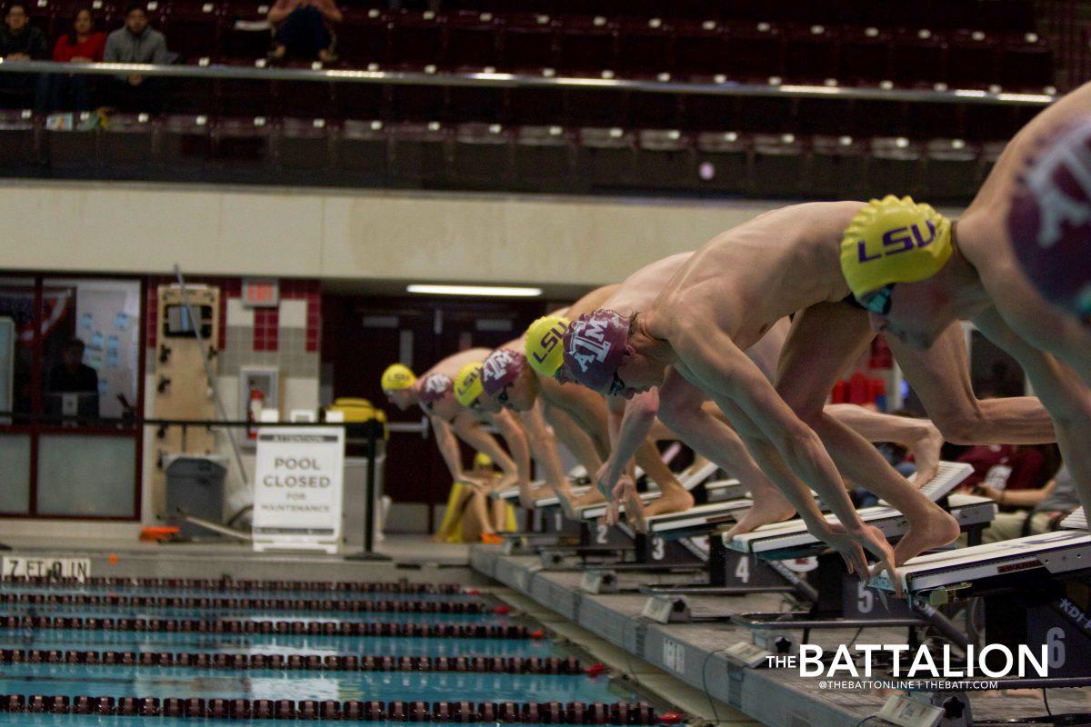 Texas A&Ms mens swimming and diving is ranked no. 4 among NCAA teams.