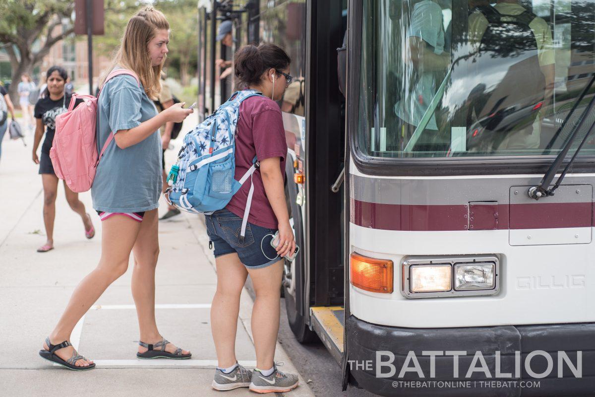Thousands+of+students+utilize+The+Aggie+Spirit%2C+A%26amp%3BMs+bus+system%2C+to+reach+campus.%26%23160%3B