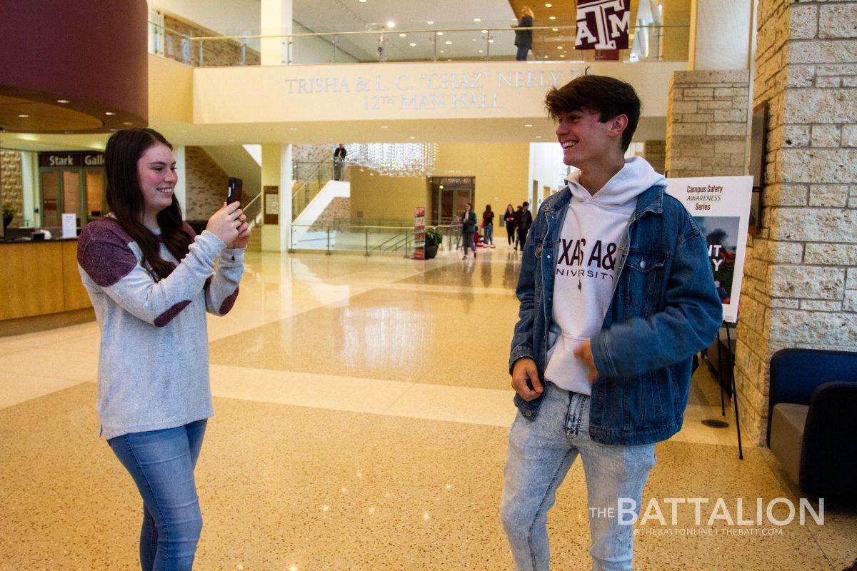 The social media app, TikTok, has reached Texas A&Ms campus through students like sophomore Sierra Grucella and freshman Ben Hurlburt.