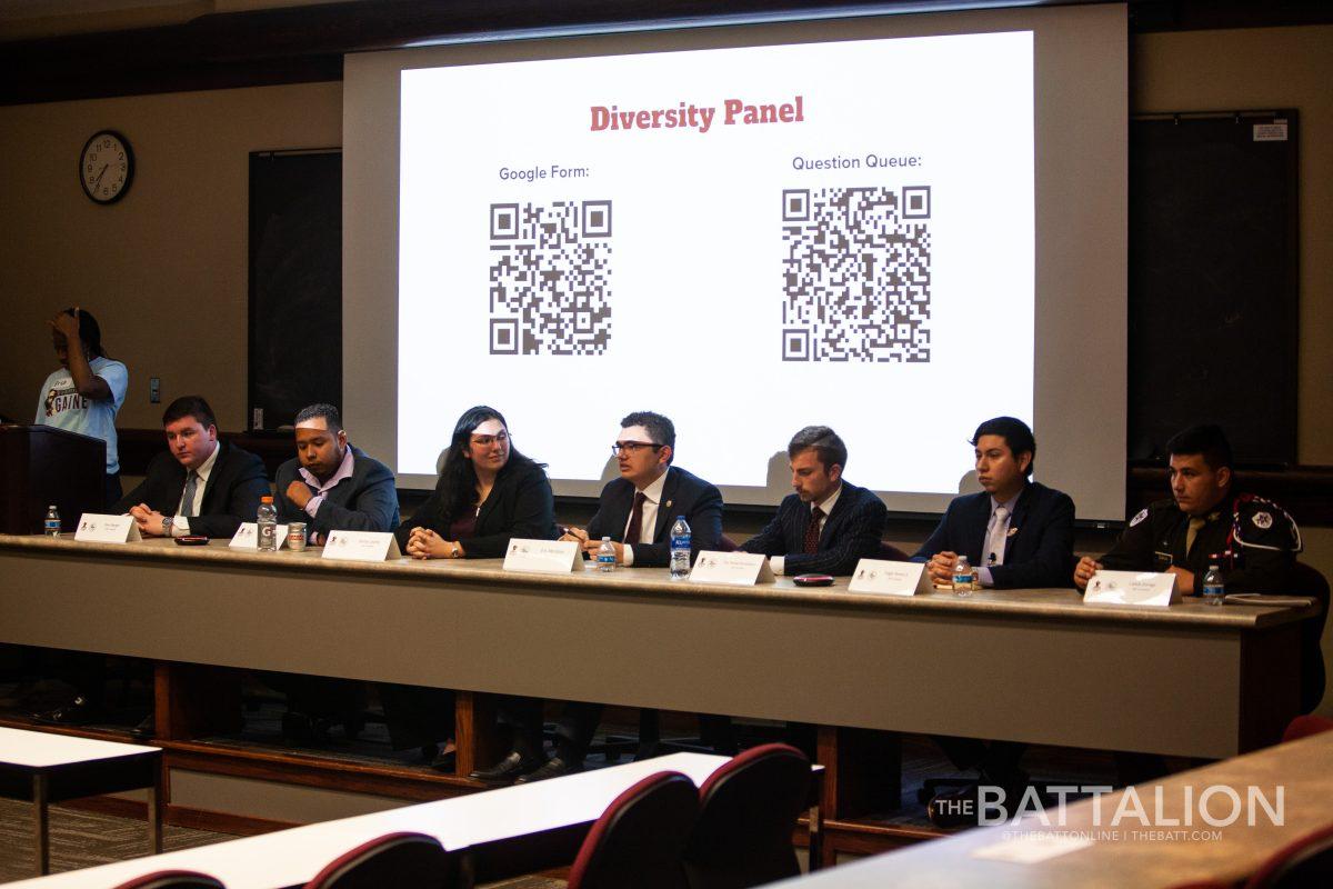 Candidates for Student Body President participated in a Diversity Panel Monday evening.